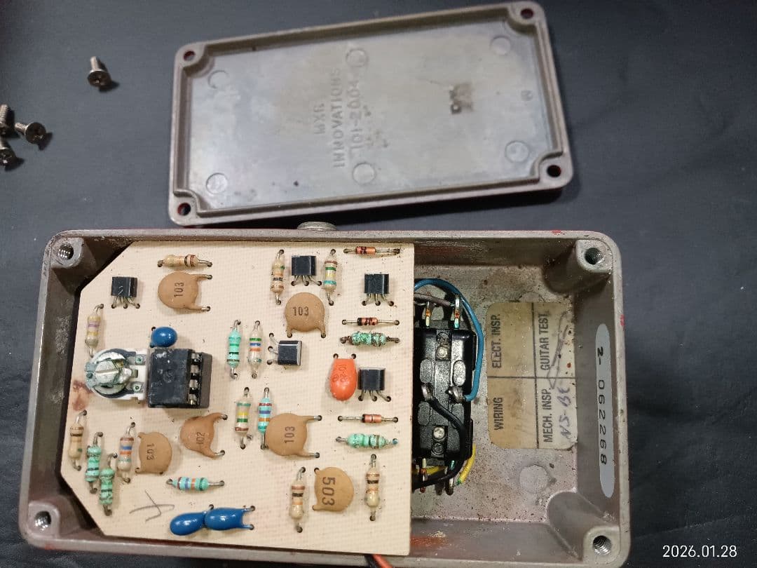 MXR dyna comp 81年ビンテージ　元箱有り　オマケ有り