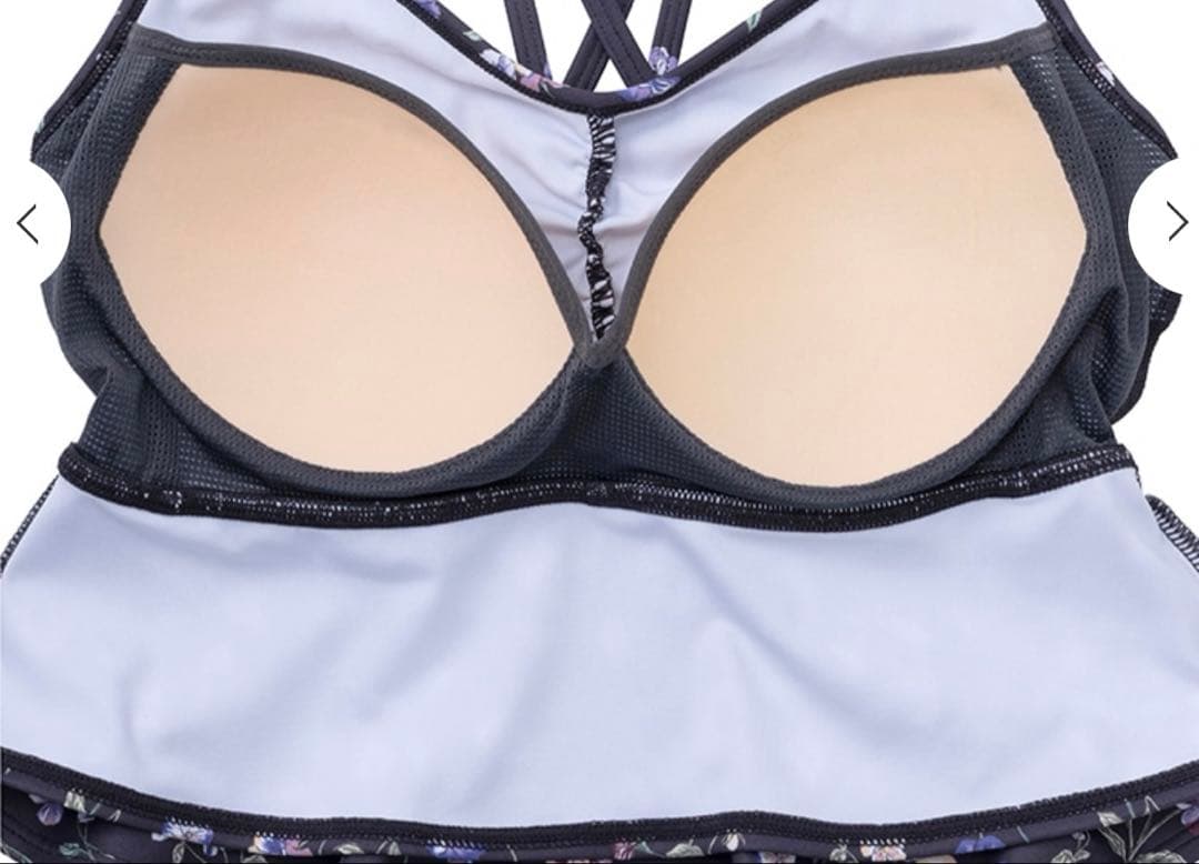 SUKALAスプリングフラワーフレアブラトップ