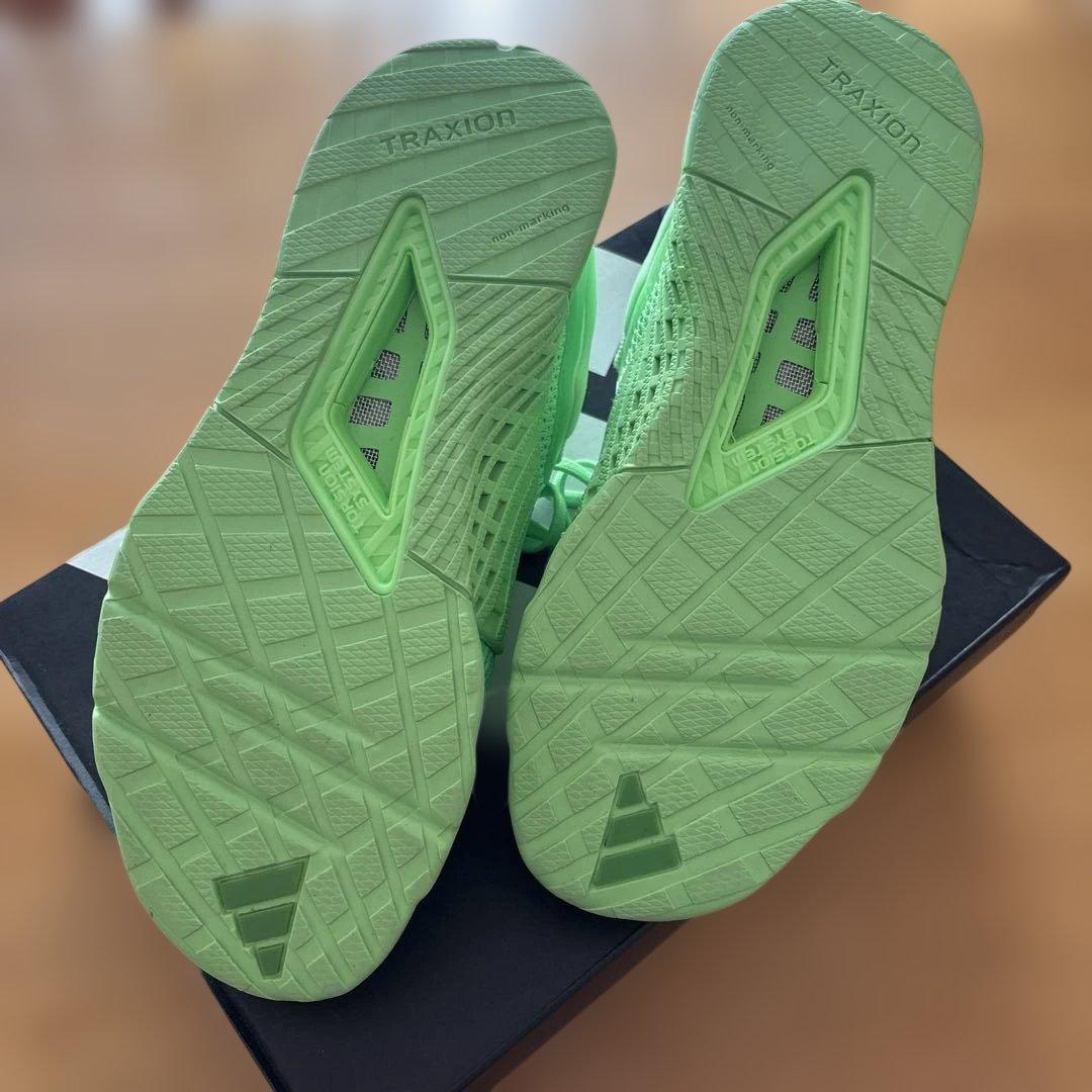 adidas ドロップセット3 トレーニングシューズ　24.5cm 蛍光グリーン