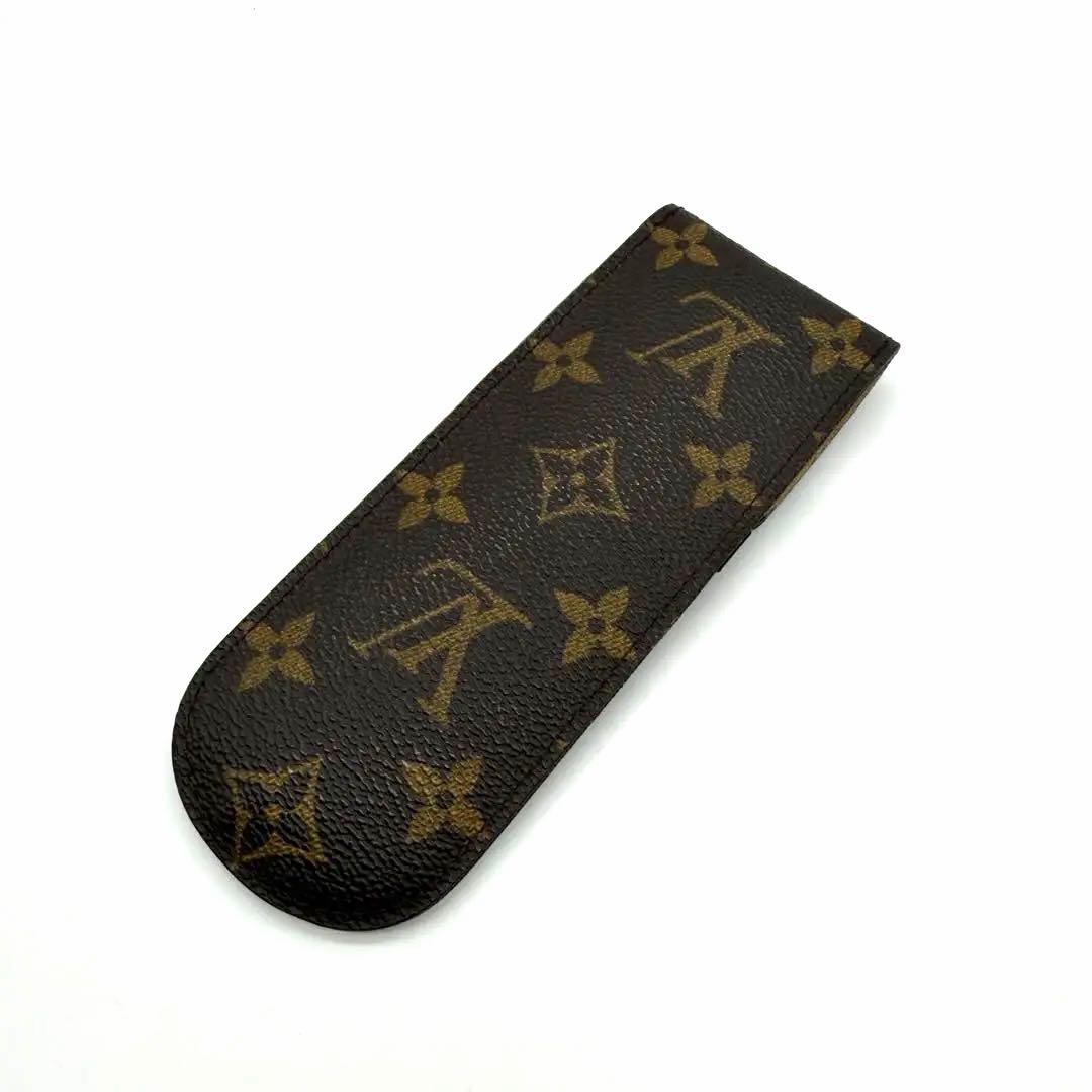 【美品】LOUIS VUITTON monogram pen case