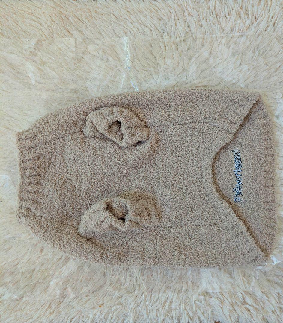 kashwere ベージュ フリース犬服