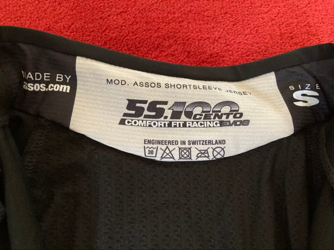 アソス assos SS.centojersey_EVO8 黒　Sサイズ