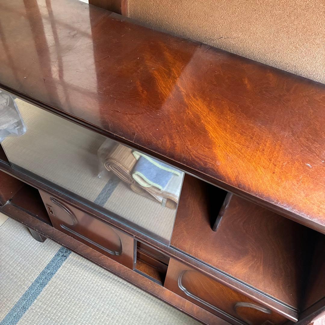 古道具　桑の茶箪笥　レトロ