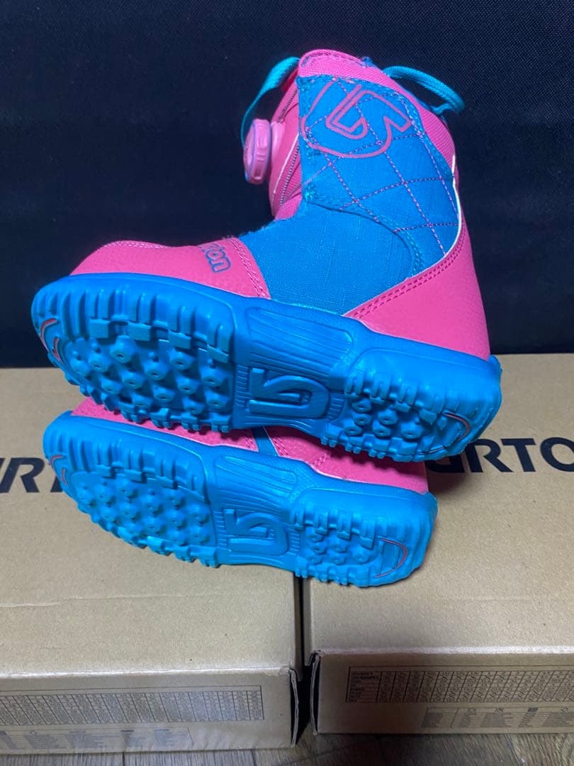 Burton 子ども用スノーボードブーツ YOUTH GROM BOA 17.5