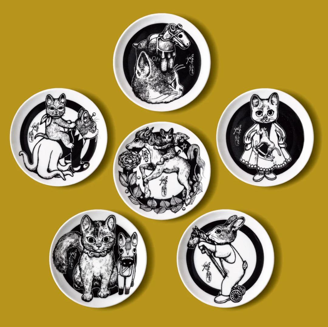 ボリス雑貨店 午皿 全6種コンプ 午展　ヒグチユウコ