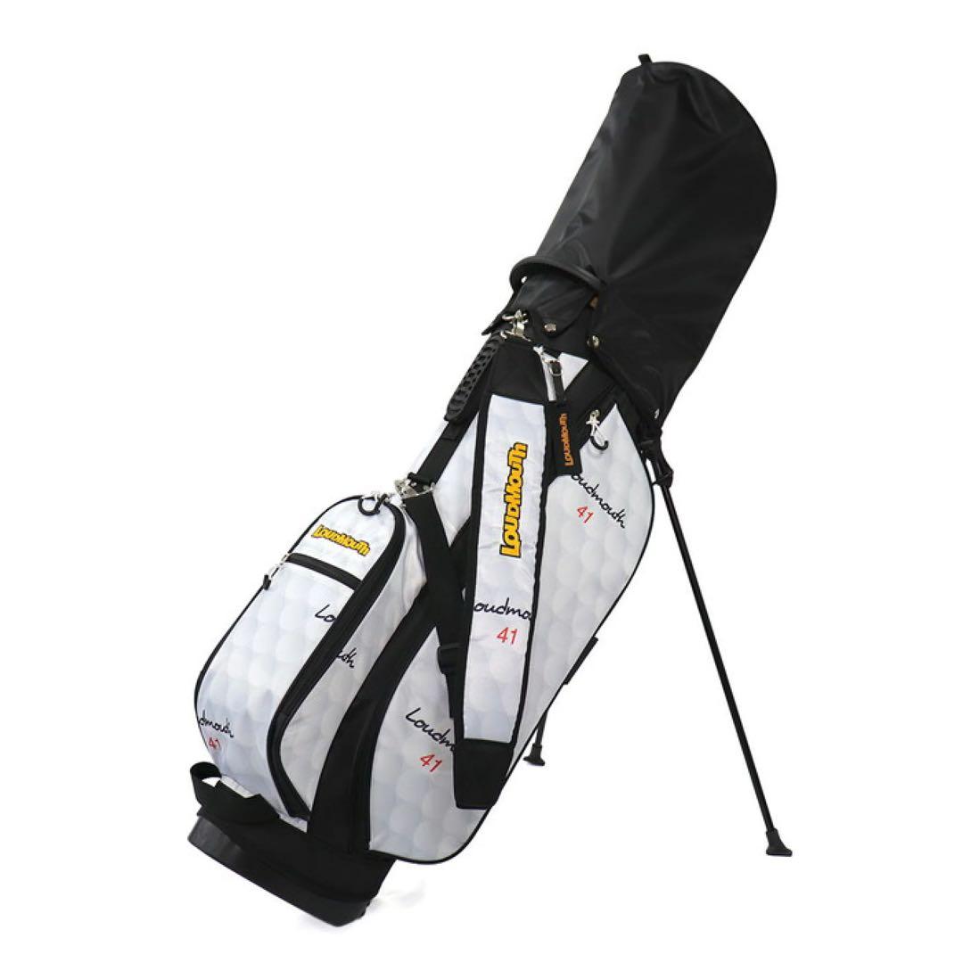 【新品】ラウドマウス キャディバッグ 8.5型 067 ゴルフボール 0031