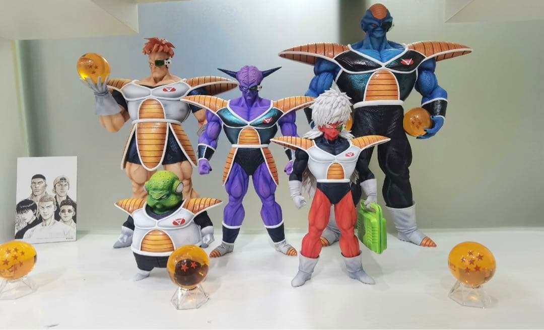 ドラゴンボール 5人 ギニュー特戦队 フィギュア ガレージキット