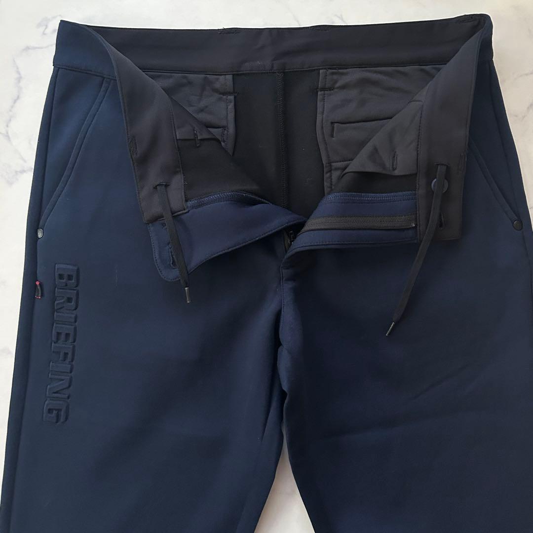 ブリーフィング ジョガーパンツ 2023年モデル 3Dロゴ エンボス ネイビー