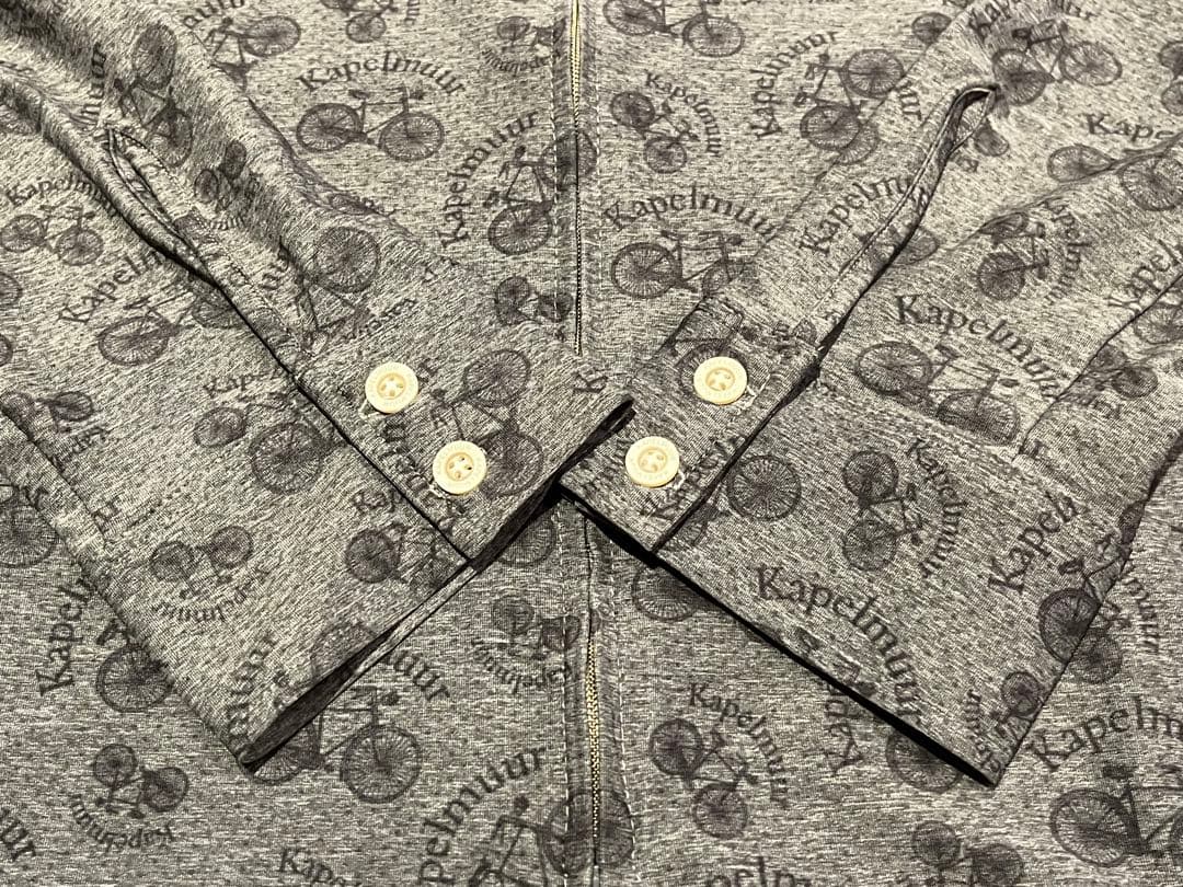 KAPELMUUR サイクルジャージ Sサイズ グレー カジュアルシャツ日本製