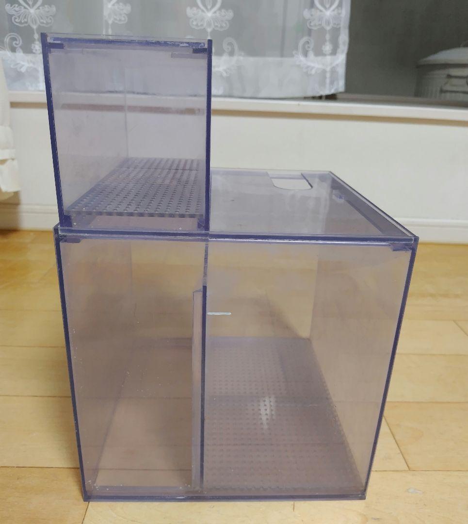 アクリル　サンプ水槽　フィルター 2段式