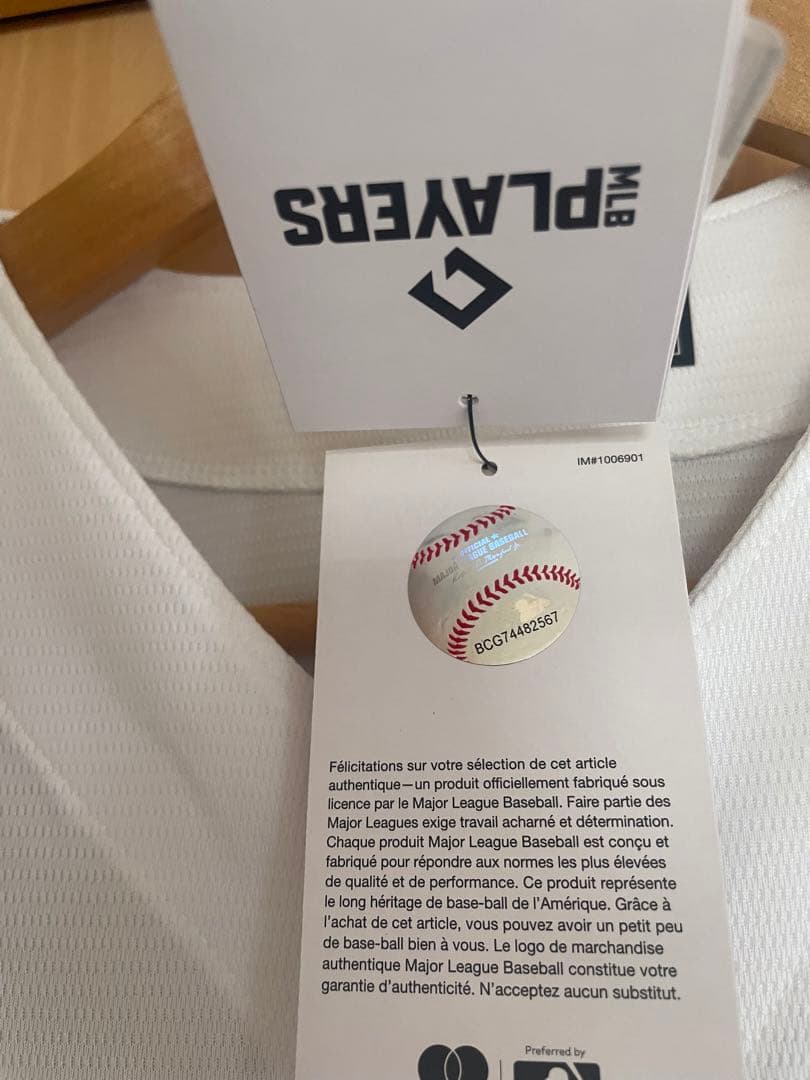 ★現地購入ペナント付き！ドジャース大谷翔平選手公式ユニフォーム Lサイズ