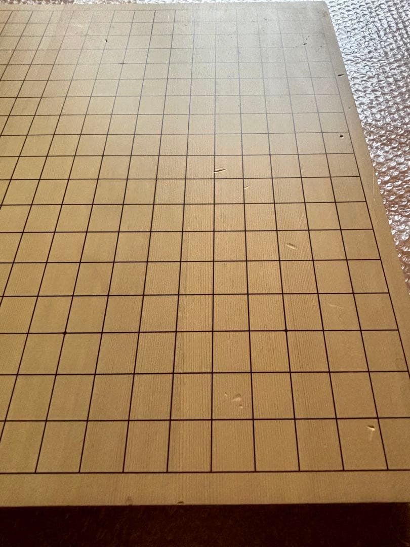 【価格交渉可】囲碁③ 卓上碁盤＋桜碁笥＋ガラス碁石3点セット