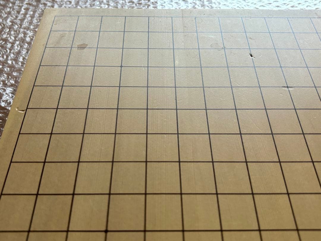 【価格交渉可】囲碁③ 卓上碁盤＋桜碁笥＋ガラス碁石3点セット