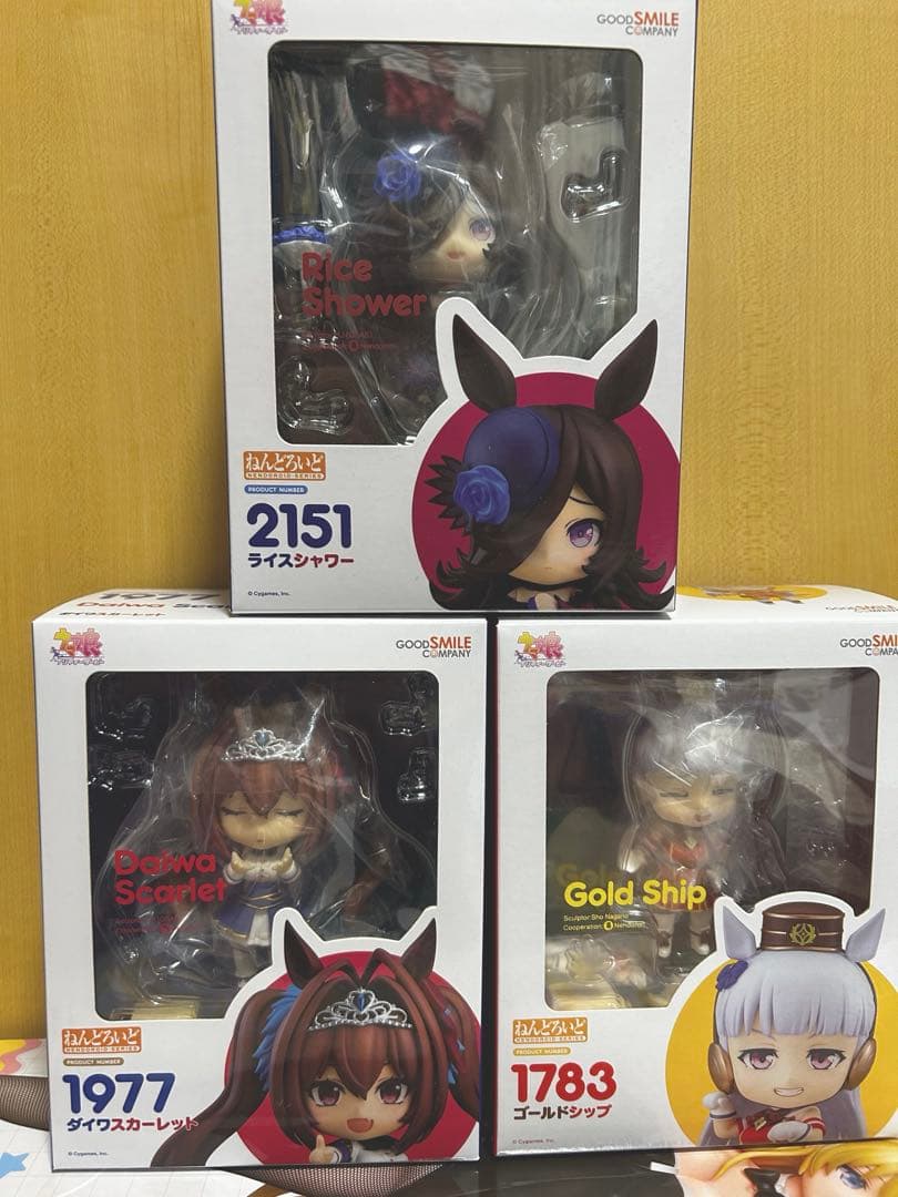 ウマ娘 ねんどろいど ライスシャワー ダイワスカーレット ゴールドシップ