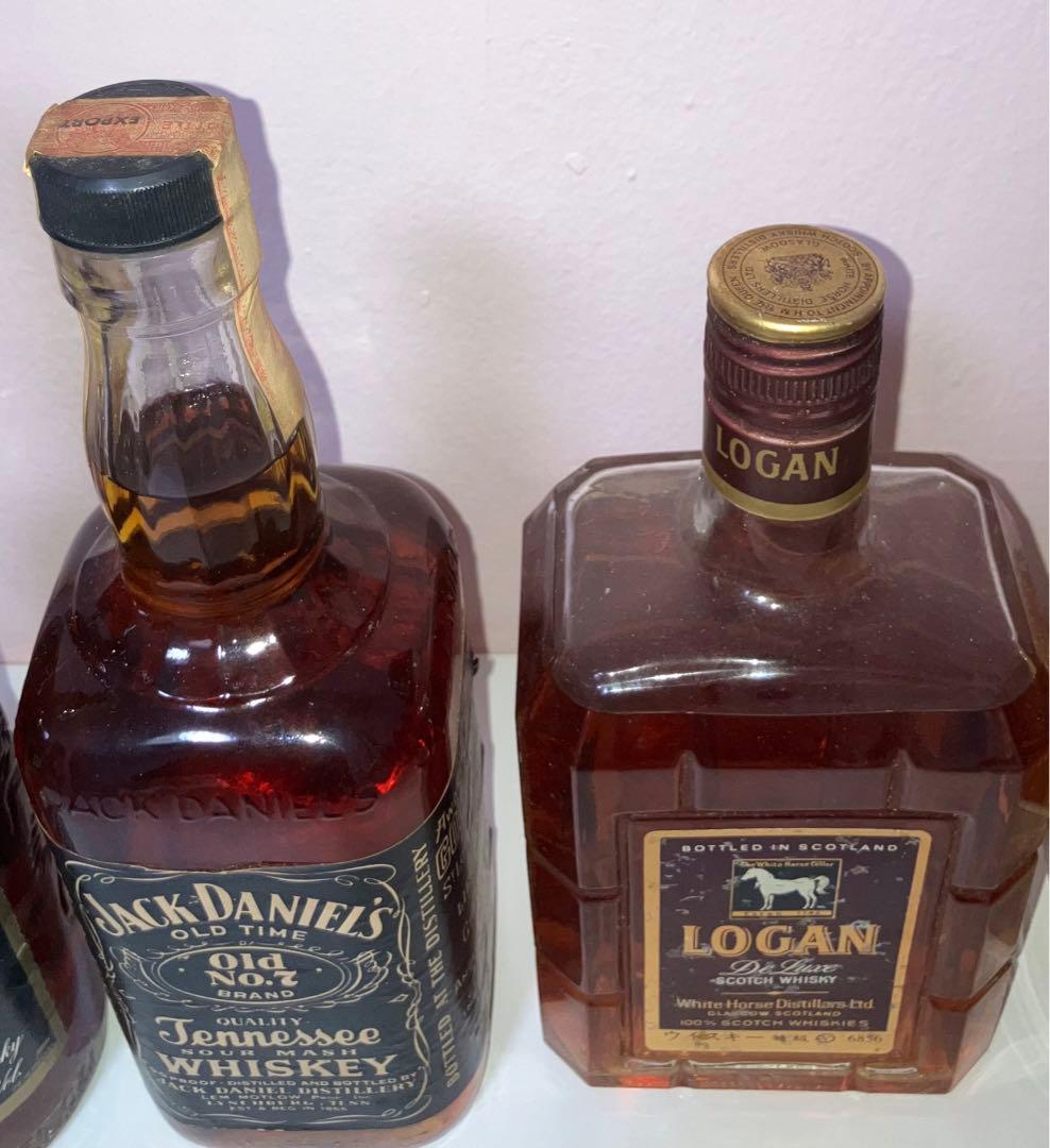 洋酒5本セット　ウイスキー　バーボン　ブランデー