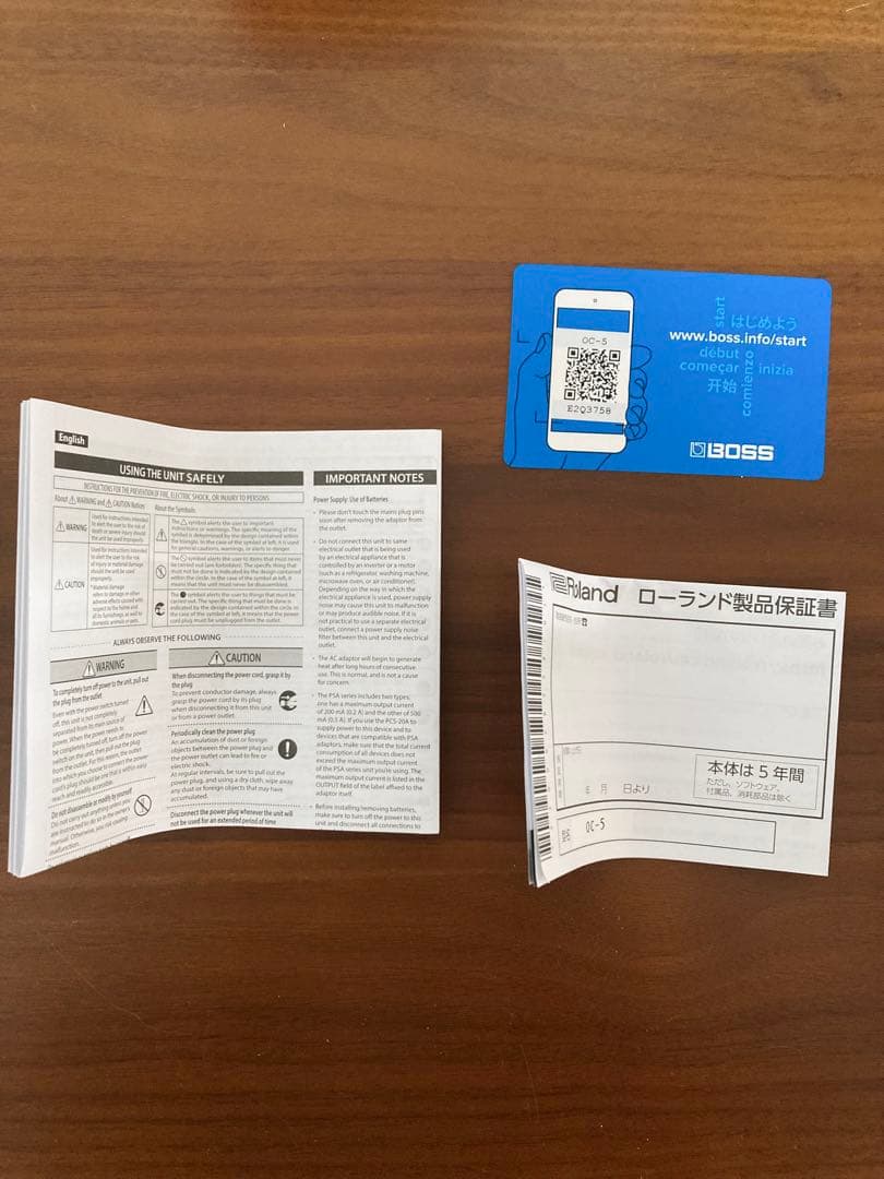 BOSS OC-5 美品 即決OK 12/01 23:59まで