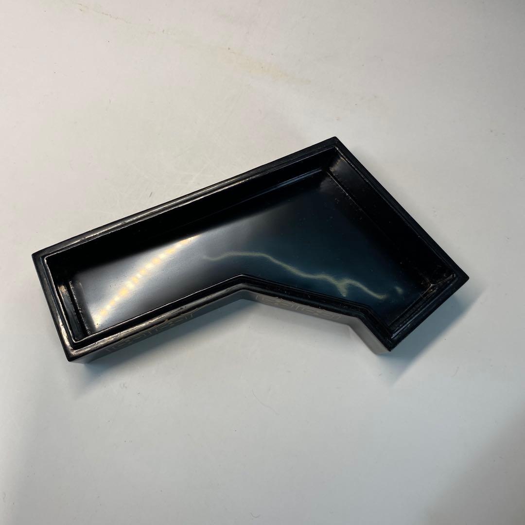 【茶道具】加州好雲斎造　立花大亀老師書付　ヘゲ目亀甲紋結文香合（共箱）