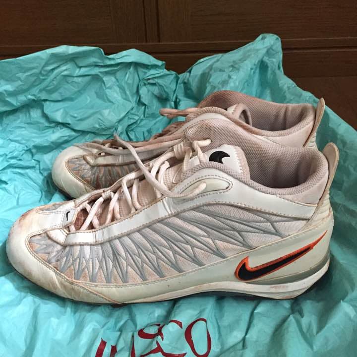 城島健司実着用スパイク【ダイエーホークス】