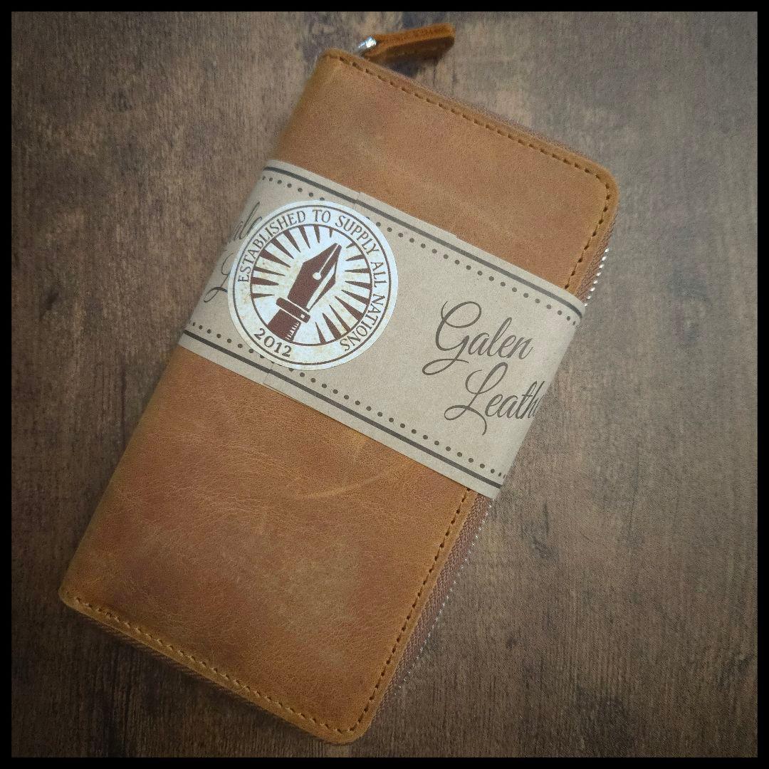 ガレンレザー　クレイジーホースブラウン　3本差し+カードスロット