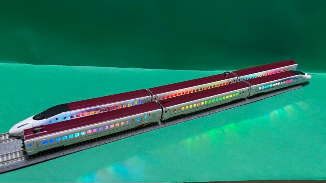 レインボー室内灯付 KATO 10-1729 九州新幹線 800系 流れ星新幹線