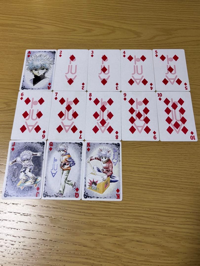 HUNTER×HUNTER ハンター協会公認トランプ　ゴールド　ハンターハンター