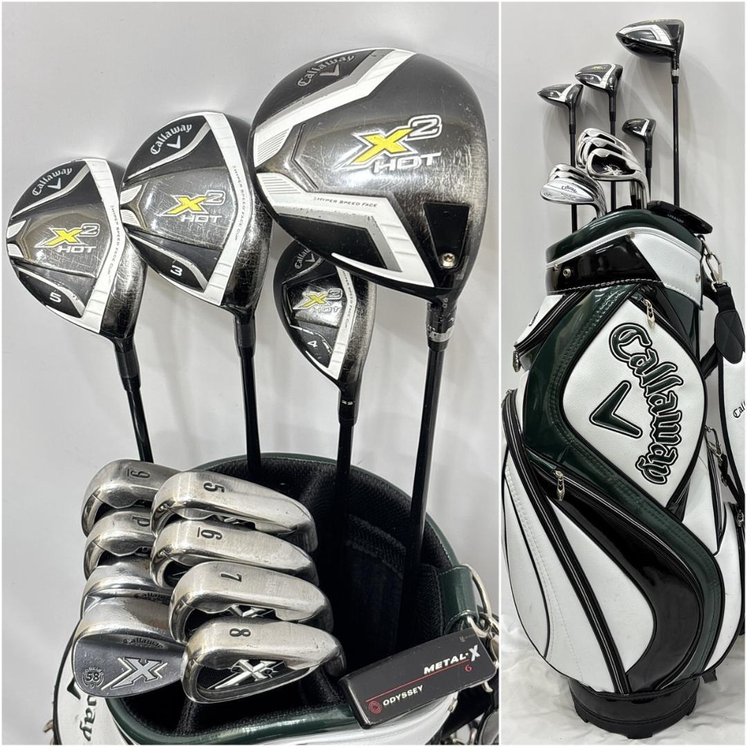 メンズ右利き初心者用　キャロウェイ　ゴルフクラブセット　W-2489