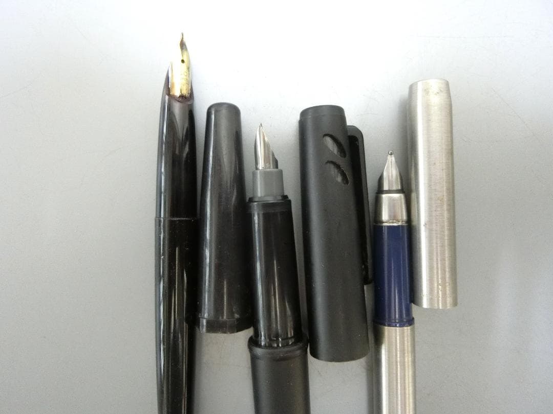 筆記用具！【万年筆　3種類　パーカー　MBP　パイロット】★インク入　水滴　矢立