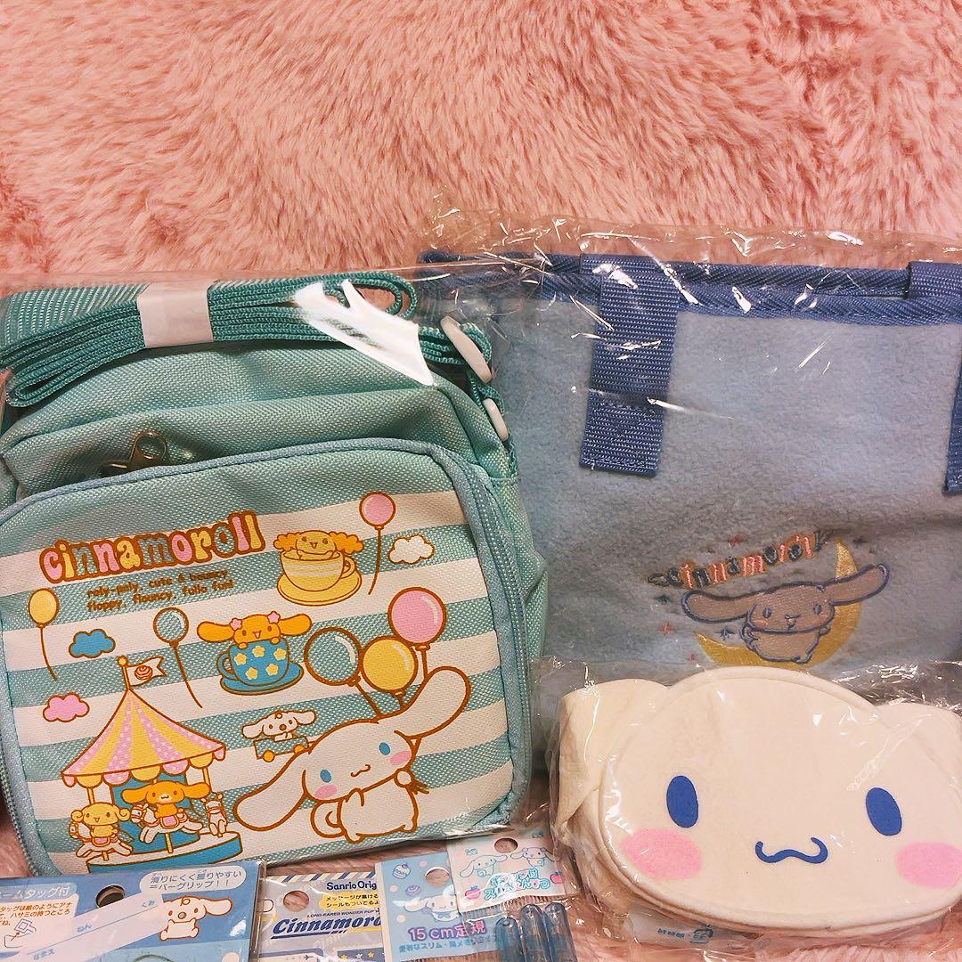 希少レア　シナモロール　平成レトロ　まとめ売り　バッグ　ポーチ　缶　2003~5