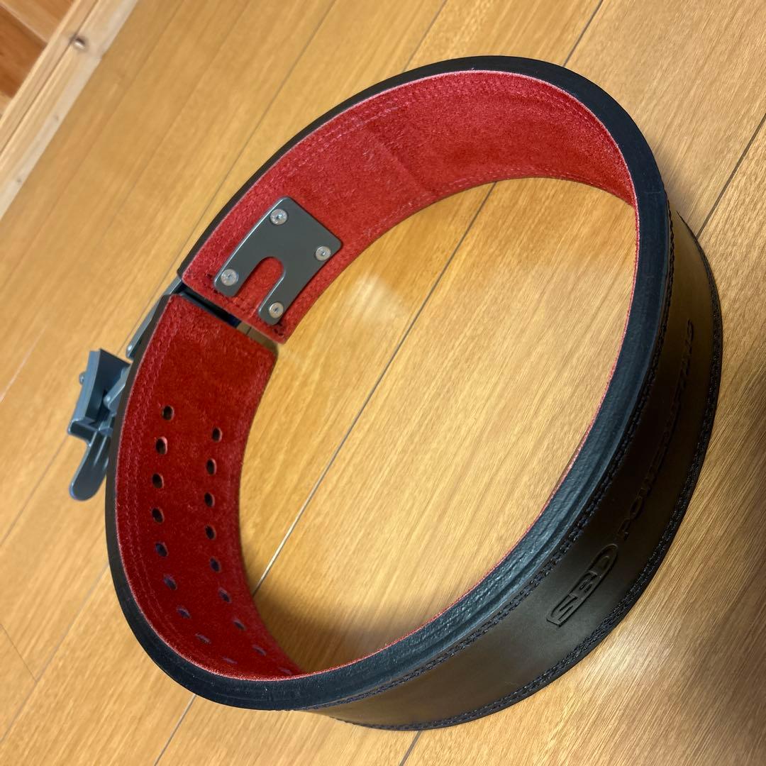 ★超美品！Lサイズ SBD トレーニングパワーベルト 腹圧ベルト 13㎜