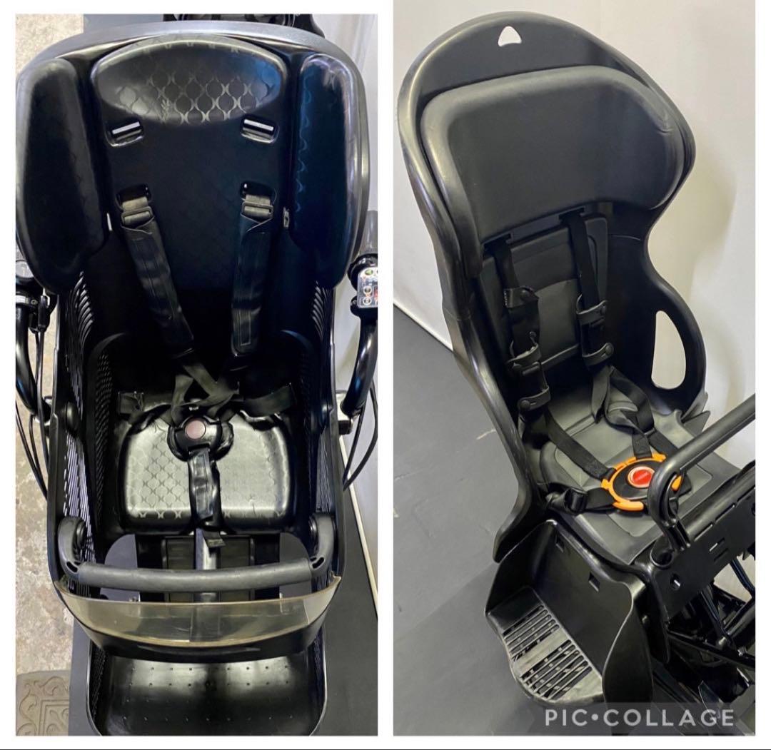 1年保証 送料無料　ブリヂストン　20インチ　子供乗せ　黒色　電動アシスト自転車