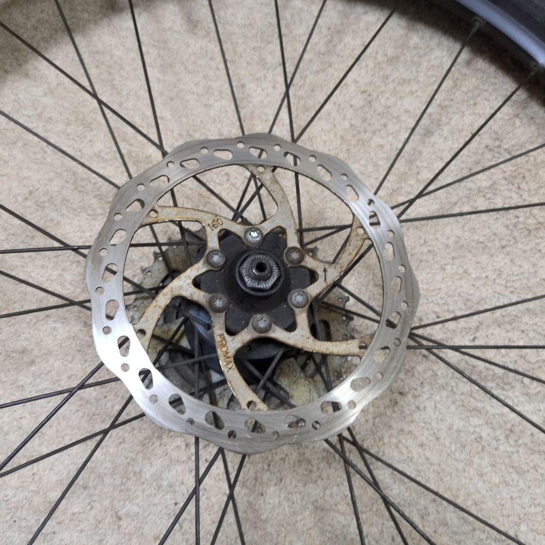 MTB 26インチホイールセット　SUNRIMS BLACKEYE