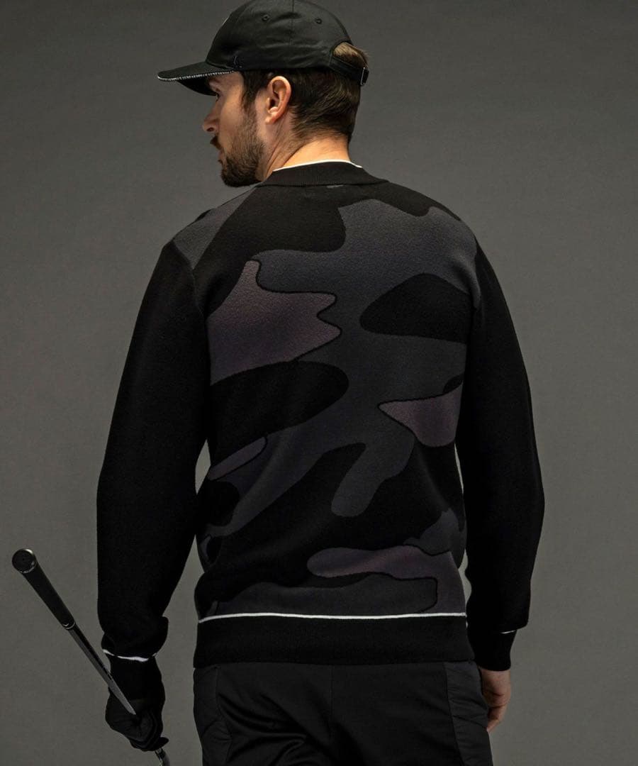 LUXEAKMPLUS カモ長袖ニット XLサイズ 在庫SALE