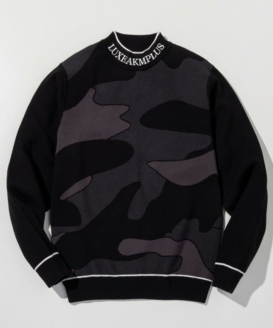 LUXEAKMPLUS カモ長袖ニット XLサイズ 在庫SALE
