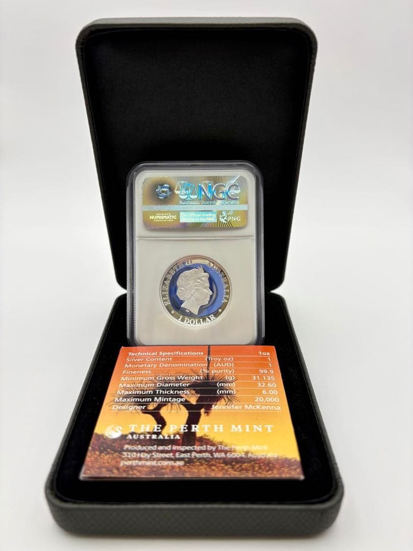 2017 オーストラリア カンガルー 1ドル 銀貨 NGC PF70 UC