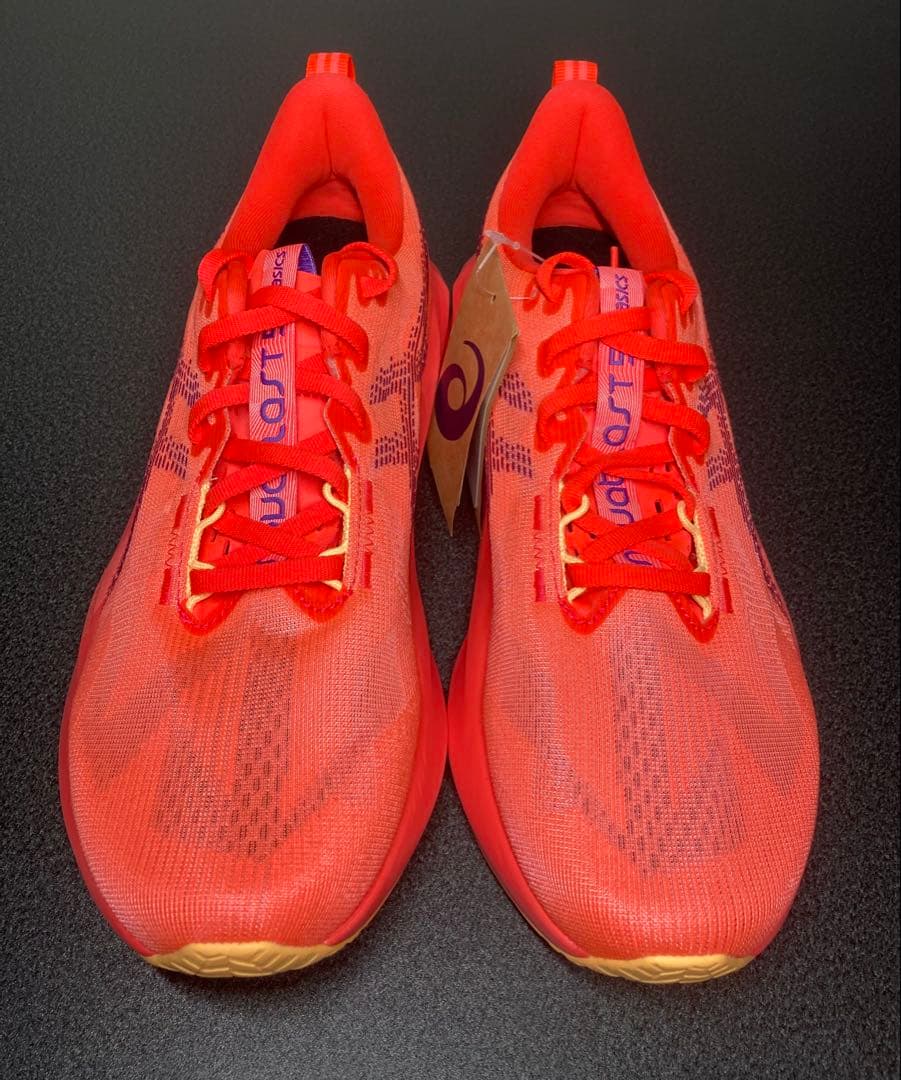 【伊吹藍】未使用・アシックス・ノヴァブラスト5・レッド・27cm