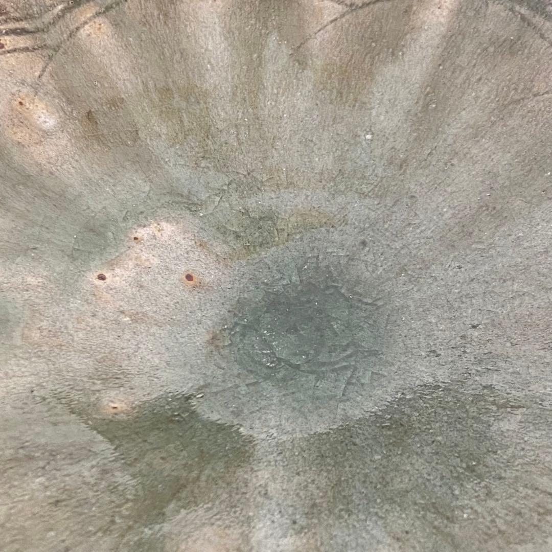 坂口健 白化粧掻落鉢 盛鉢 大皿 25cm 皿 器 作家もの 作陶展