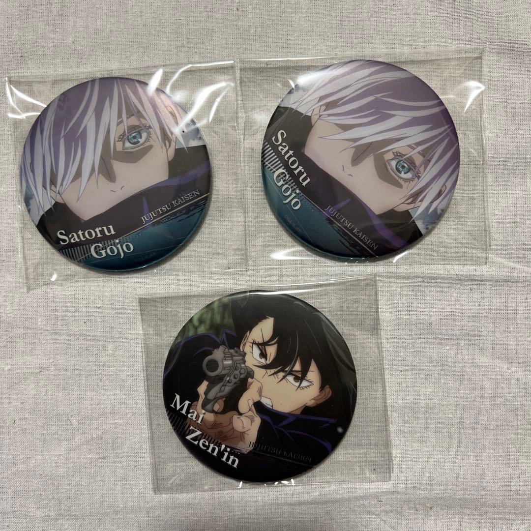 呪術廻戦　ジャンプショップ限定　名場面缶バッジ　 五条悟