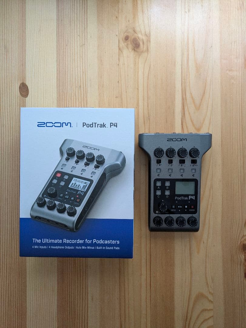 ZOOM PodTrak P4｜ポッドキャストや収録に最適な多機能レコーダー