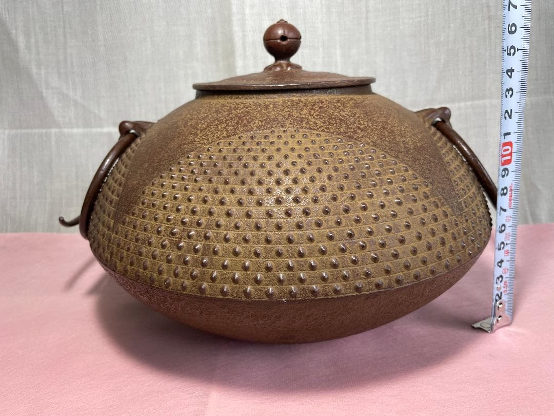 南部鉄瓶　南部鉄器　鉄瓶　湯沸かし　茶釜　南部三厳堂　ヴィンテージ
