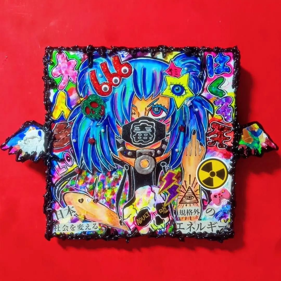 【S3号】私だけが持つノイズとエネルギーのアート作品【一点物】