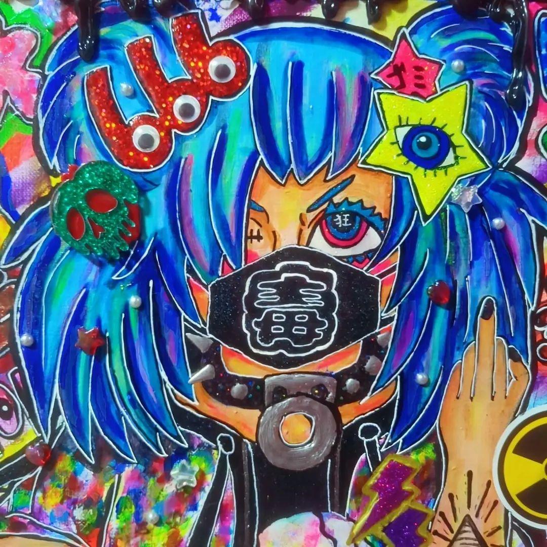 【S3号】私だけが持つノイズとエネルギーのアート作品【一点物】