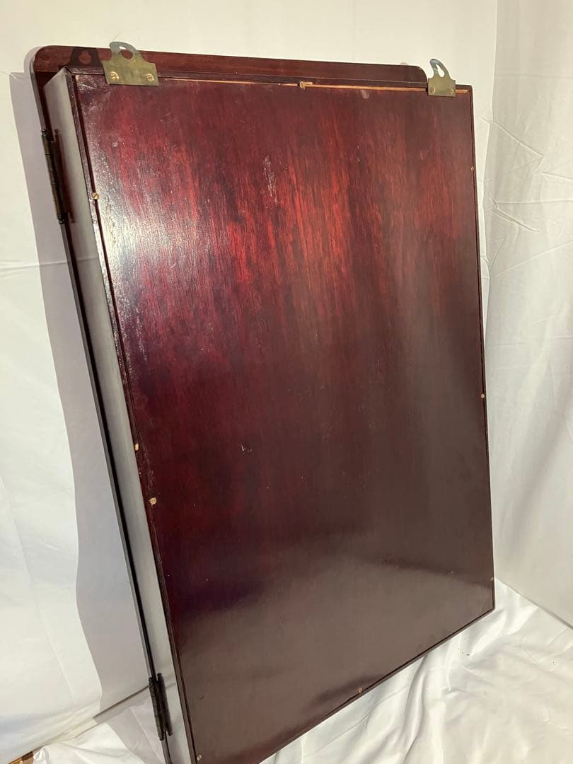 【Y1004】飾り棚 唐木 中国 古美術 アンティーク ビンテージ 鏡 壁掛け