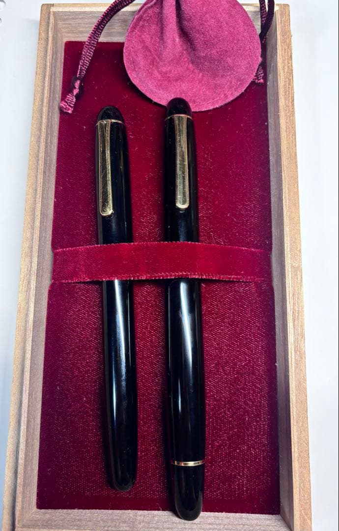 中屋万年筆廃盤バランスコントロールクロロ中字、ノーマルタイプ漆クロロ万年筆細字