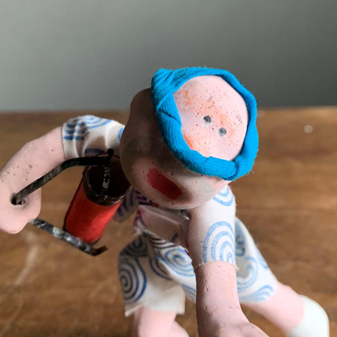 博多人形 昭和30年代 郷土人形 津屋崎人形 古道具 アンティーク 民芸