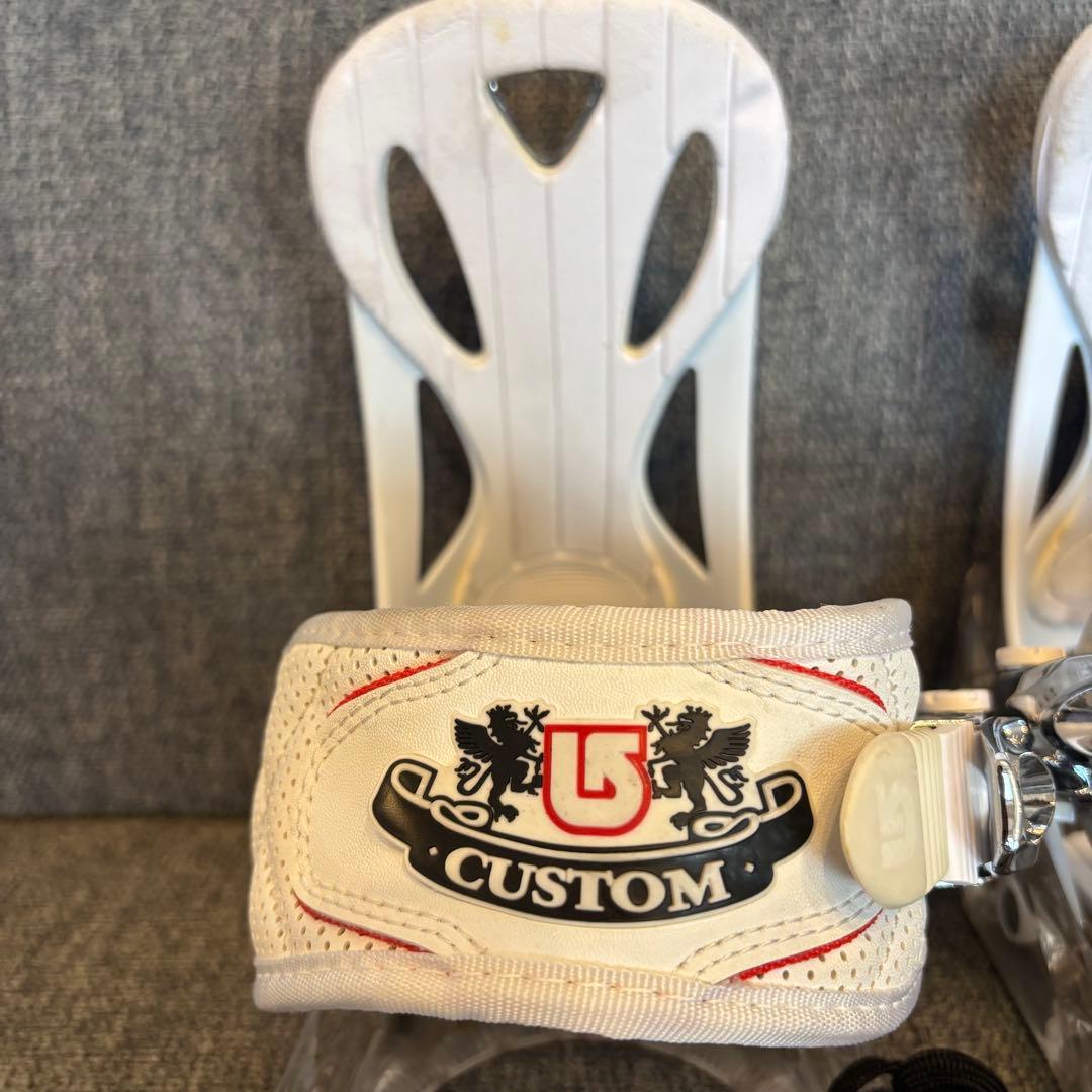BURTON CUSTOM ビンディング Sサイズ バートン カスタム ホワイト