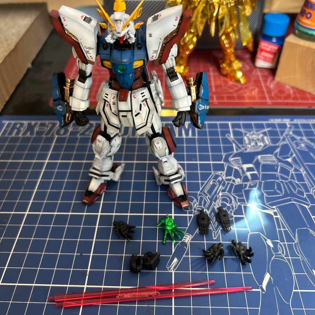 RGシャイニングガンダム塗装完成品