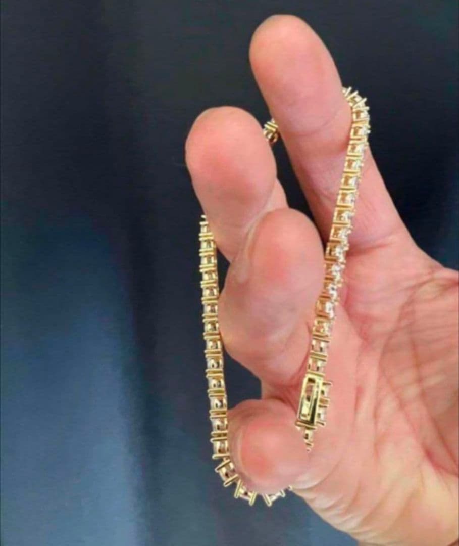 芸能人愛用 シルバー テニスネックレス CZ装飾　ランキング上位