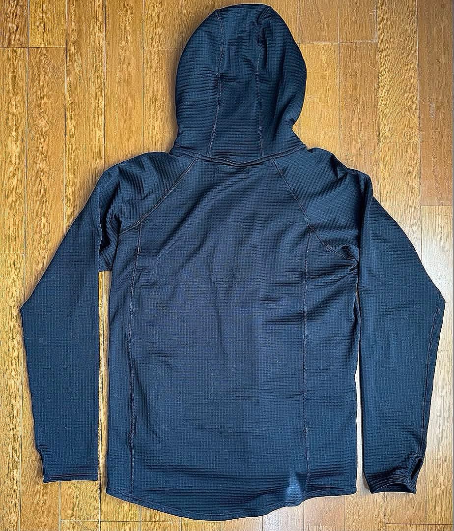 charbon GRID FLEECE HOODIE 黒 L ランニング