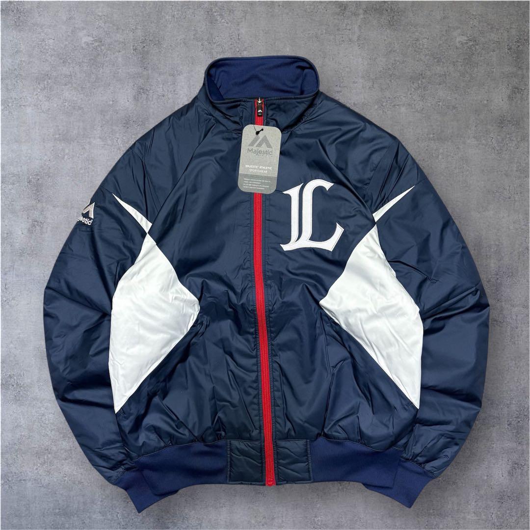 【タグ付き】Majestic 社製 埼玉西武ライオンズ グラウンドコート S