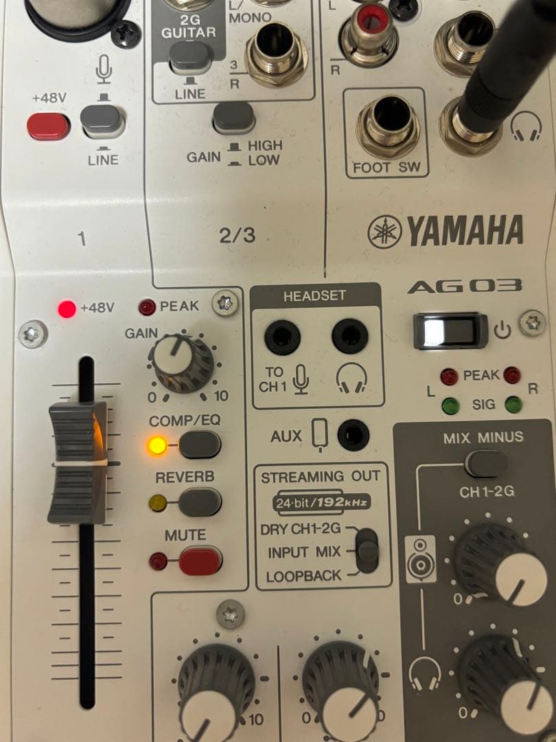 【値下げ不可】YAMAHA AG03 オーディオインターフェイス